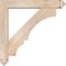 Ekena Millwork Balboa Arts and Crafts Smooth Bracket w/ Offset Brace, Douglas Fir, 5 1/2"W x 30"D x 30"H BKT0604X30X30BOA03SDF - alternate 2